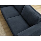 Bobochic Paris Tamno plava sofa za spavanje/sklopiva od šenila 240 cm Hugo – | shoptok.hr