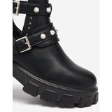 Resti Black women's boots on a solid sole Itreff- Footwear | Shoptok.si