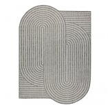 RugsX ORGANIC 2131 sisal preproga Geometric ecru / siva – naravna, moderna nepravilna oblika 200x290 cm, (5000175073) | Shoptok.si