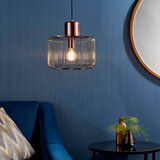  Endon 68986 - Visilica na sajli NICOLA 1xE27/40W/230V u bakarnoj boji | Eponuda.com