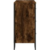  Komoda boja dimljenog hrasta 91x35 5x74 5 cm konstruirano drvo | shoptok.hr