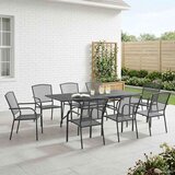 Vrtni set za objed 9 pcs Antracit 212 x 90 x 76 cm - 8-mjesta | shoptok.hr