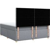  Krevet s oprugama i madracem svjetlosivi 180x200 cm od tkanine | shoptok.hr