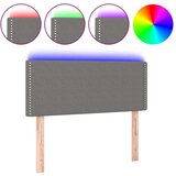  Posteljno vzglavje temno sivo 100x5x78/88 cm blago, (20739517) | Shoptok.si