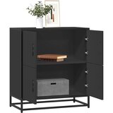  Komoda crna 68x35x76 cm konstruirano drvo | shoptok.hr