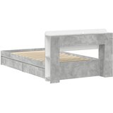  Okvir kreveta s pohranom s ladicama Betonska siva 90 x 190 cm | shoptok.hr
