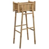  Vrtni saksija s držačem Prirodna 50 x 38 x 114 cm Bambus | shoptok.hr