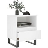  Nočna omarica bela 40x35x50 cm inženirski les, (20916709) | Shoptok.si