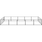  Kavez za pse crni 15 m² čelični | shoptok.hr