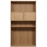 vtwonen Modularna knjižna polica v hrastovem dekorju v naravni barvi 264x243 cm Modulair – | Shoptok.si