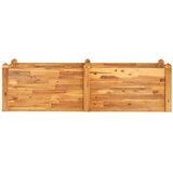  Povišena vrtna gredica 160x60x44 cm od masivnog bagremovog drva | shoptok.hr