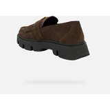 Geox Dark brown women's moccasins Vilde - Women's | shoptok.hr