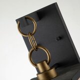 Elstead Lighting Quintiesse QN-LAHDEN2-M-WZC-Ven spoljna zidna svetiljka LAHDEN M 1xE27/60W/230V IP44 crna/zlatna | Eponuda.com
