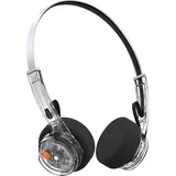 Defunc, Brezžične Bluetooth slušalke 5.3, model Mondo FreeStyle On-Ear z ENC, Prozorna črna, (5000228759)