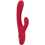 SMILE - vibrator za jezik z žgečkljivim vzvodom (rdeča) | Shoptok.si