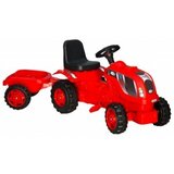  Traktor sa prikolicom, jednobojni crveni | ePonuda.com