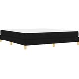 s opruga kutije s madracem Crna 180 x 200 cm tkanina | shoptok.hr