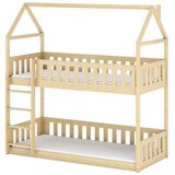  Dječji krevet na kat Pola - svijetlo drvo - 180*80 cm | shoptok.hr
