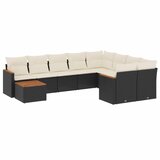  10-dijelni set vrtnih sofa od poliratana s jastucima | shoptok.hr
