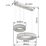 Globo 67162-80 - LED prigušiva luster na sajli MUCKY 80W/230V 2700-6000K + daljinski upravljač | Eponuda.com
