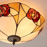 Endon 64182 - plafonsko svetlo tiffany ingram 2xE27/60W/230V prečnik 45 cm | Eponuda.com