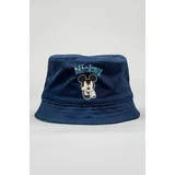 Zippy Obojestranska bombažna otroška kapa x Disney mornarsko modra barva