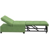  Krevet na razvlačenje Svijetlo zelena 194 x 67 x 82 cm Baršun | shoptok.hr
