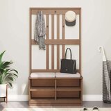 vidaXL Drvo za dvoranu SANDENS 87x40x159,5 cm puno drvo bor | shoptok.hr