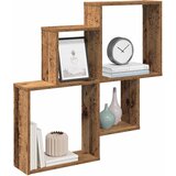 Maison Chic Stenska polica - Viseča Polica iz starega lesa 80x15x78,5 cm, (21793855) | Shoptok.si
