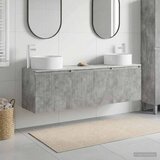  Set ormarića za kupaonicu 3 kom. Betonska siva 49,5 x 44,5 x 65,5 cm | shoptok.hr