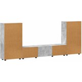  Set TV komoda FLORIN 3 kom. Betonski sivi Konstruirano drvo | shoptok.hr