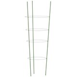  Kolci za vrtne biljke s 4 prstena 5 kom zeleni 90 cm čelični | Eponuda.com