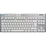 Logitech G915 TKL Tenkeyless LIGHTSPEED Wireless RGB Mechanical Gaming Keyboard - WHITE - US INTL - 2.4GHZBT - INTNL - TACTILE SWITCH ( 920 | ePonuda.com