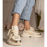 Gemre Beige women's sneakers on a chunky sole Balika | Shoptok.si