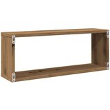 vidaXL Stenske kockaste police 4 kosi artisan hrast 60x15x23 cm | Shoptok.si
