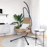  Viseća jaja stolica Sivo-smeđa 94 x 107 x 196,5 cm Čelik | shoptok.hr
