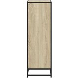 vidaXL Knjižna omara sonoma hrast 40x35x107,5 cm iverna plošča | Shoptok.si