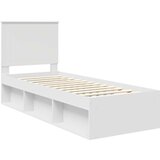  Okvir za krevet Bijelo 75 x 190 cm Čvrsto borovo drvo | shoptok.hr