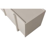 WOOOD Svetlo siva TV omarica iz masivnega bora 152x53x46 cm Basu &amp;ndash; Slike