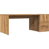 Maison Chic Klubska mizica - kavna mizica - Nizka mizica artisan hrast 90x45x35 cm inženirski les, (21754957) | Shoptok.si