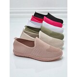 Resti Aelia women's pink fabric shoes, comfortable flat heel moccasins | shoptok.hr