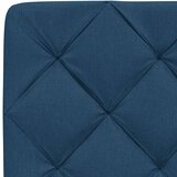  Posteljni okvir z LED brez vzmetnice Modra 90x200 cm Tkanina, (22053618) | Shoptok.si