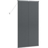 vidaXL Zavjesa za prozor sa zavjesama Ostalo Tamnosiva 85 x 175 cm Aluminij | shoptok.hr