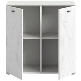 MID.YOU Komoda Stone, Bela, Imitacija Marmorja | Shoptok.si