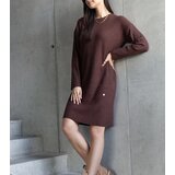  Brown shimmering midi dress Kadyra | shoptok.hr