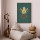  Slika - Angelic Christmas (1 Part) Vertical 40x60 U prirodnom drvenom okviru | shoptok.hr