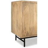 Marckeric Niska komoda od masivnog manga u prirodnoj boji 190x85 cm Mundra – | shoptok.hr