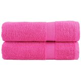 vidaXL Premium ručnici za ruke SOLUND 2 kom. ružičasti 50x100 cm 600 g/m² - Ružičasta 50 x 100 cm 2 | shoptok.hr