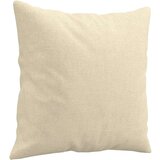  Dvosjed s ukrasnim jastucima krem 120 cm od tkanine | shoptok.hr
