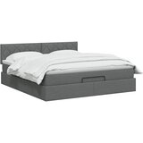  Krevet od pjene s madracem i LED-om Tamnosiva 180 x 200 cm | shoptok.hr